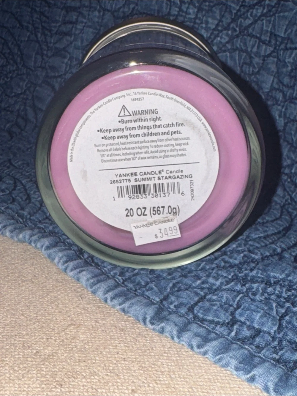 Yankee Candle Apres Ski Collection 2 Wick Candle - Summit Stargazing